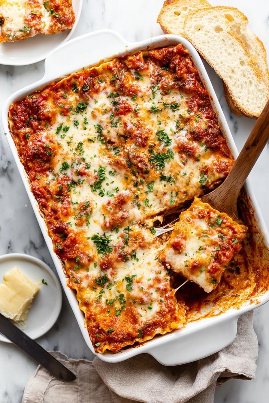 Cheesy Meat Lasagna Roll Ups Recipe