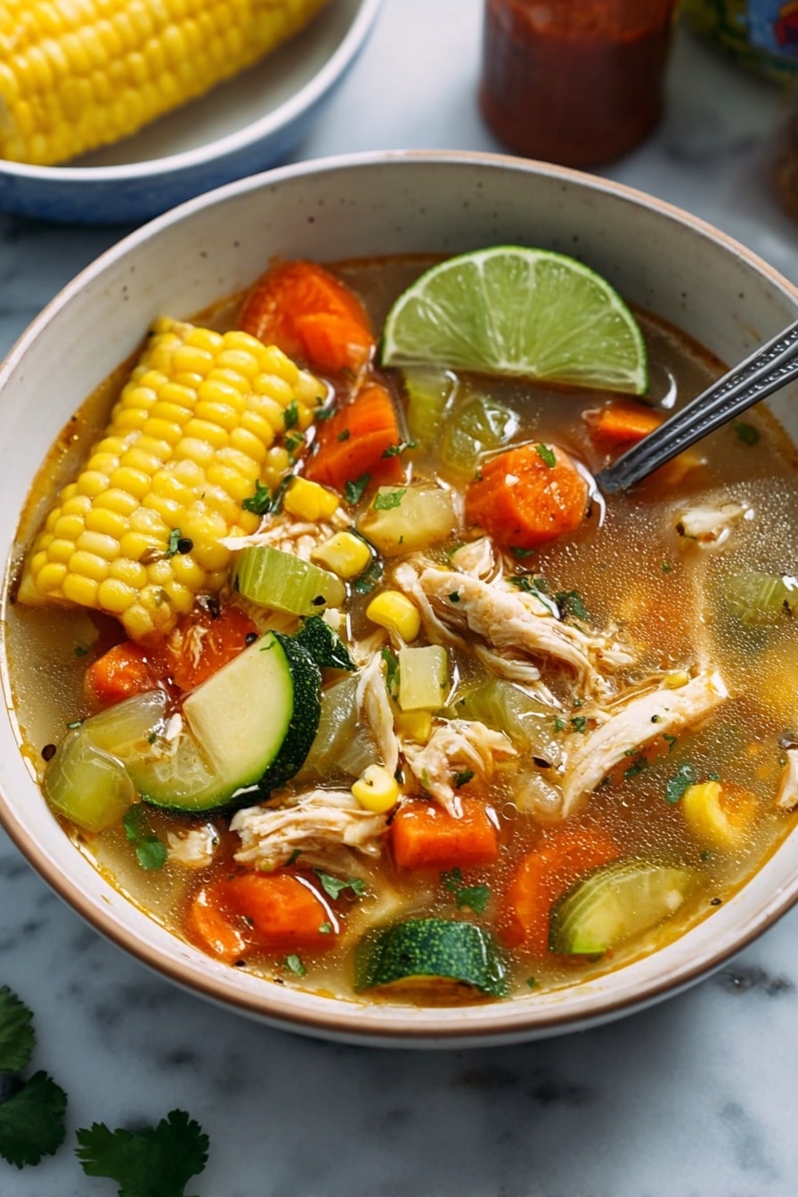 Healthy Mexican Chicken Soup Recipe