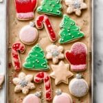 Christmas Sugar Cookies with Easy Icing Recipe