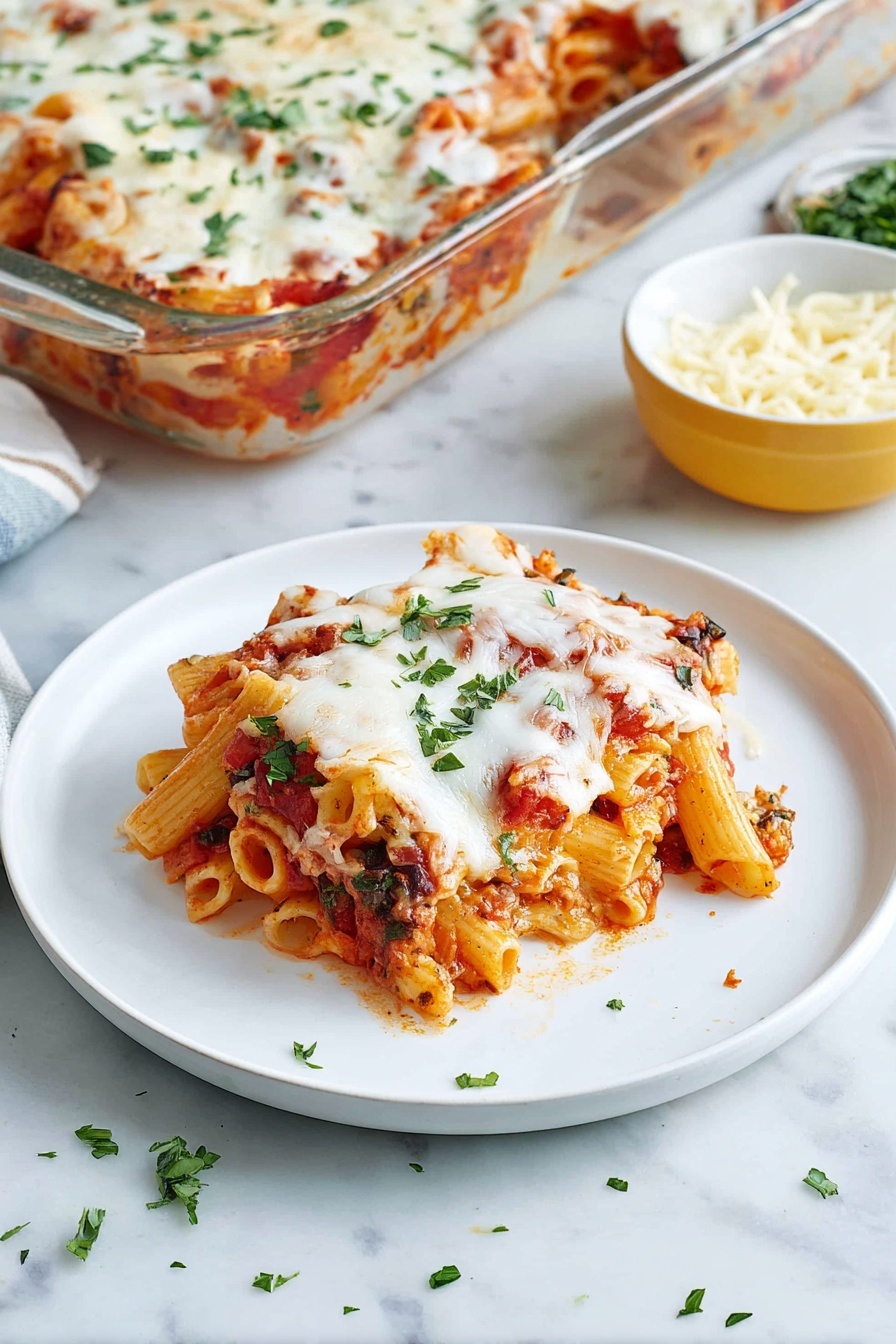 Vegetarian Baked Ziti with Vegetables Recipe