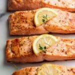 Healthy Baked Salmon with Lemon and Garlic Recipe