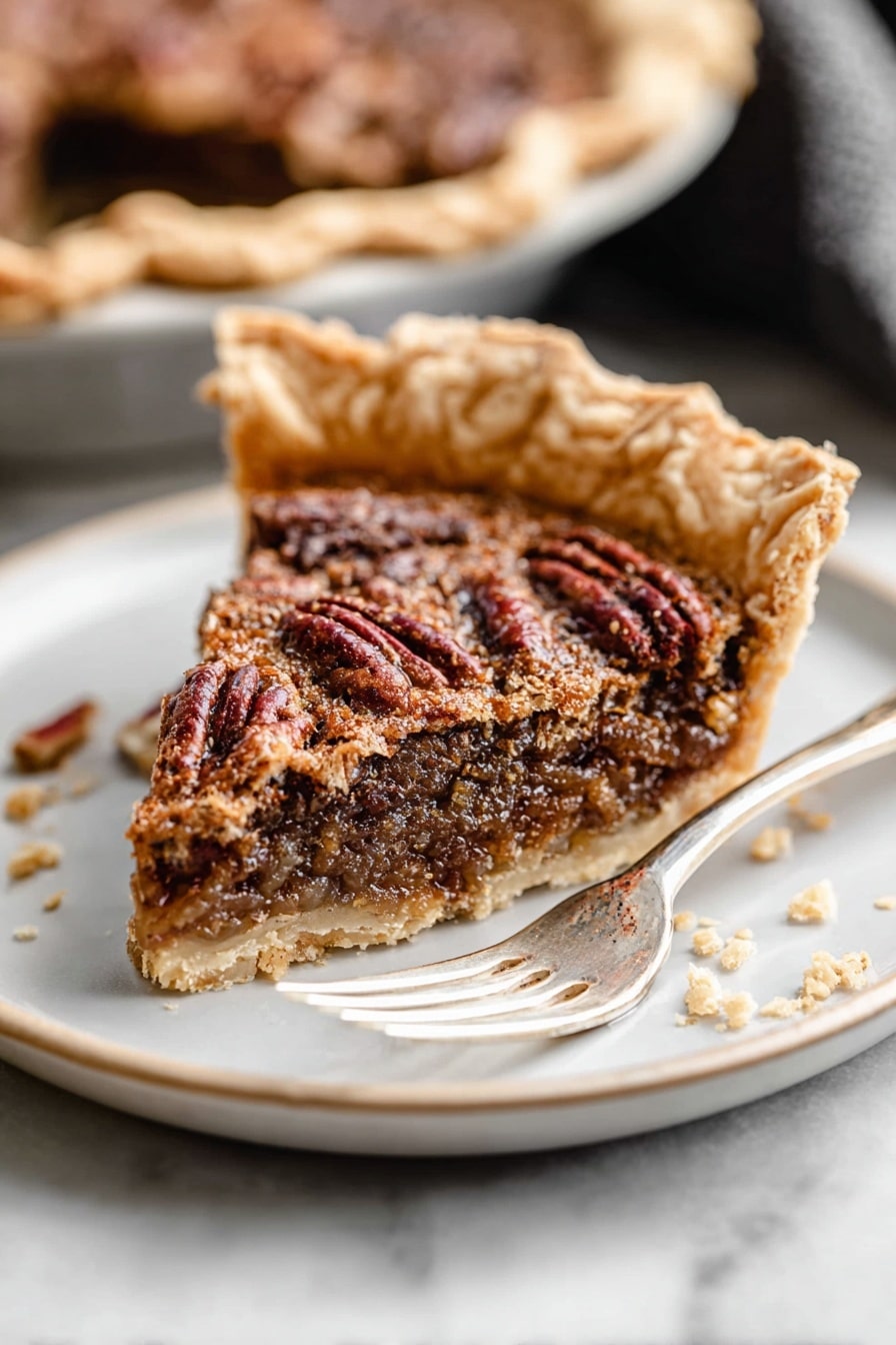 Easy Pecan Pie with Caramel Filling Recipe