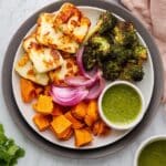 Sheet Pan Halloumi and Vegetables Recipe