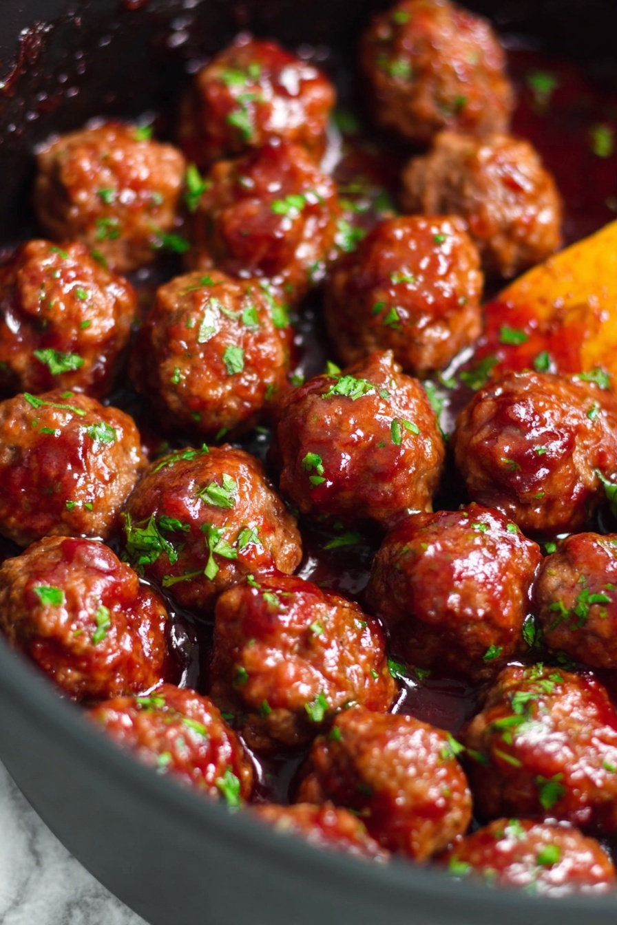 Cranberry Meatballs in Slow Cooker Recipe