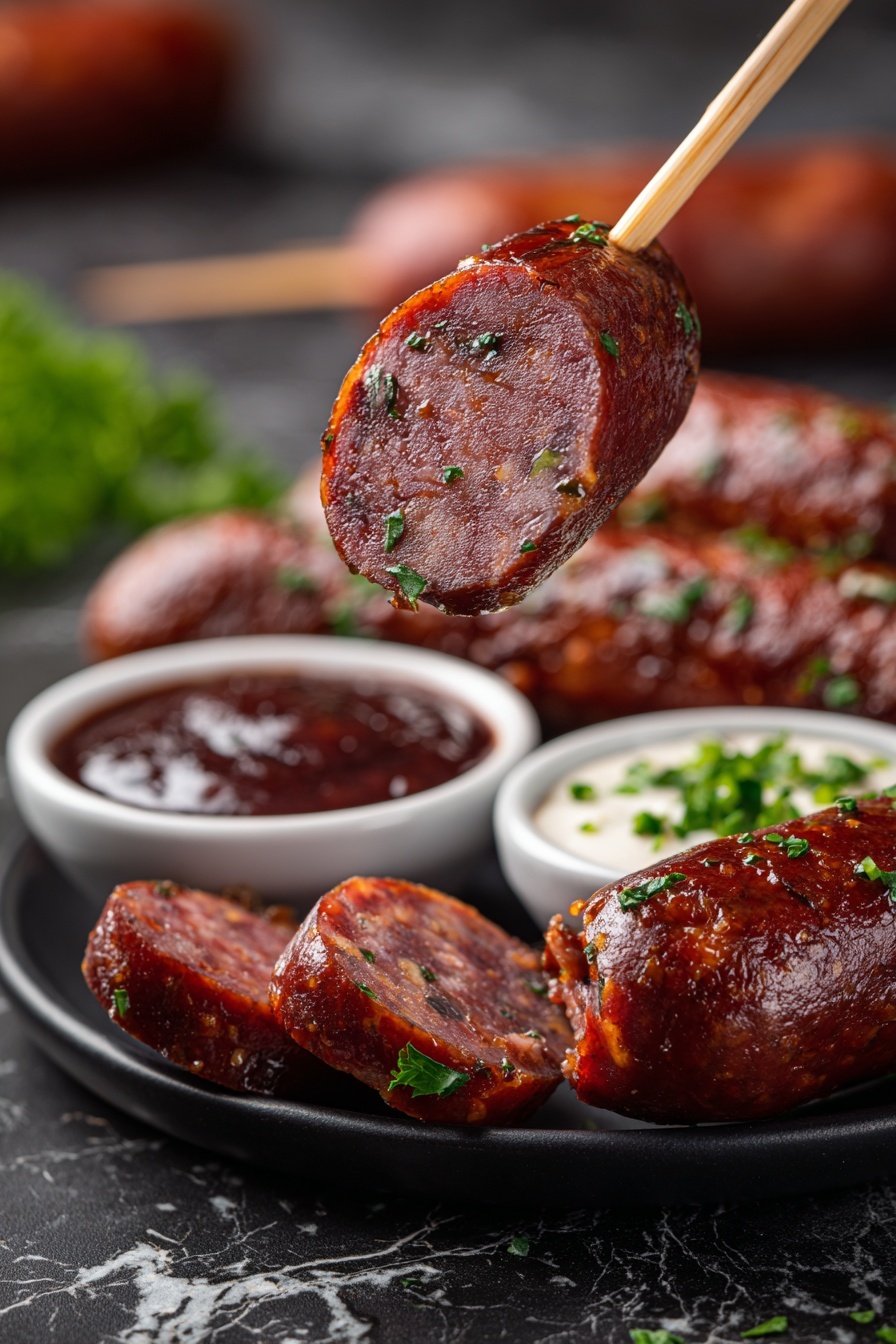 Korean Blood Sausage (Sundae) Recipe - Serving