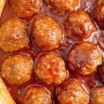 Cranberry BBQ Meatballs in Slow Cooker Recipe