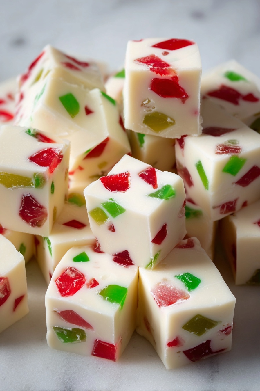 Christmas White Chocolate Candy Bars Recipe