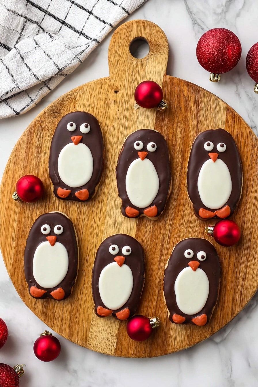 Chocolate Nutter Butter Penguin Cookies Recipe