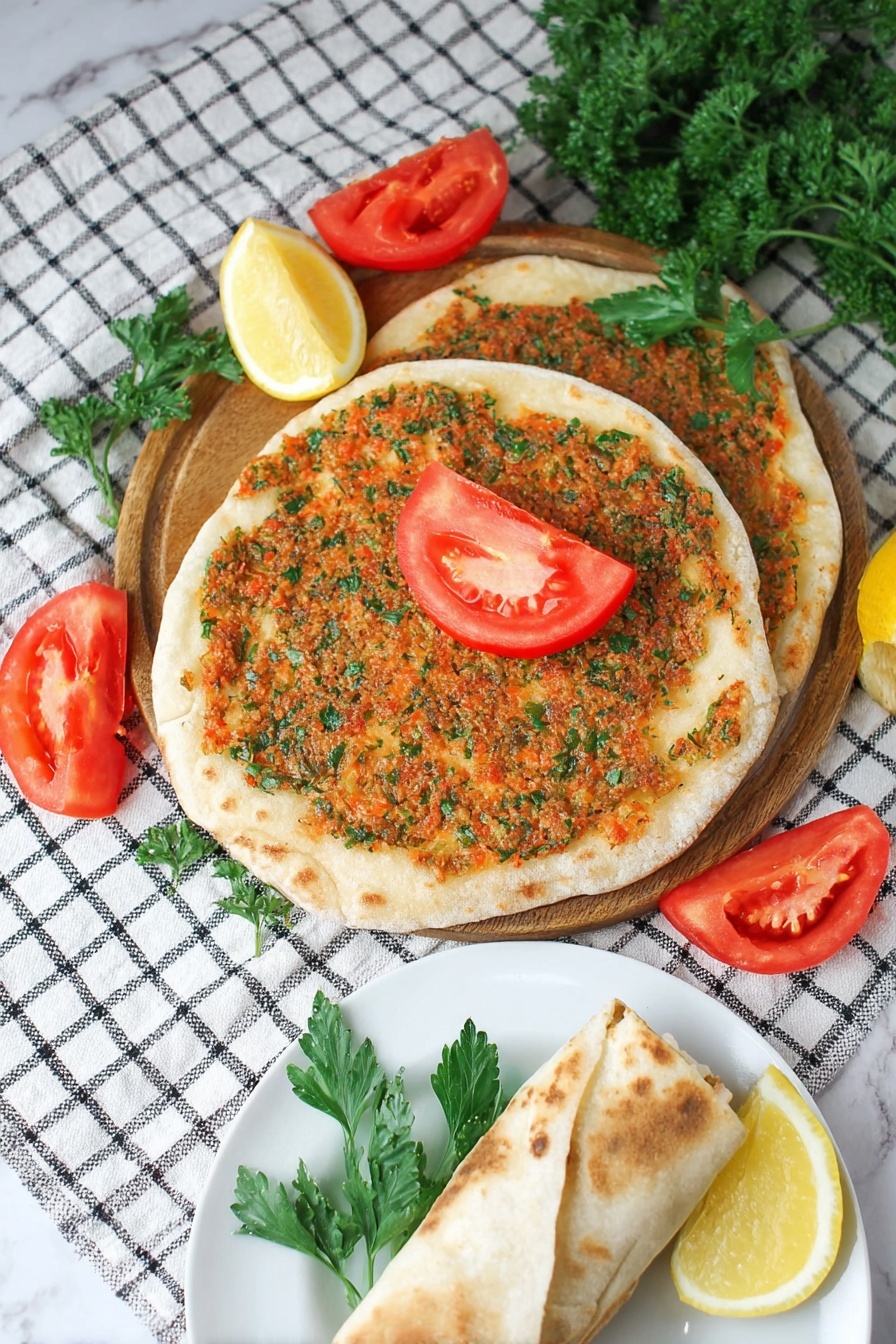 Turkish Lamb Lahmacun Recipe