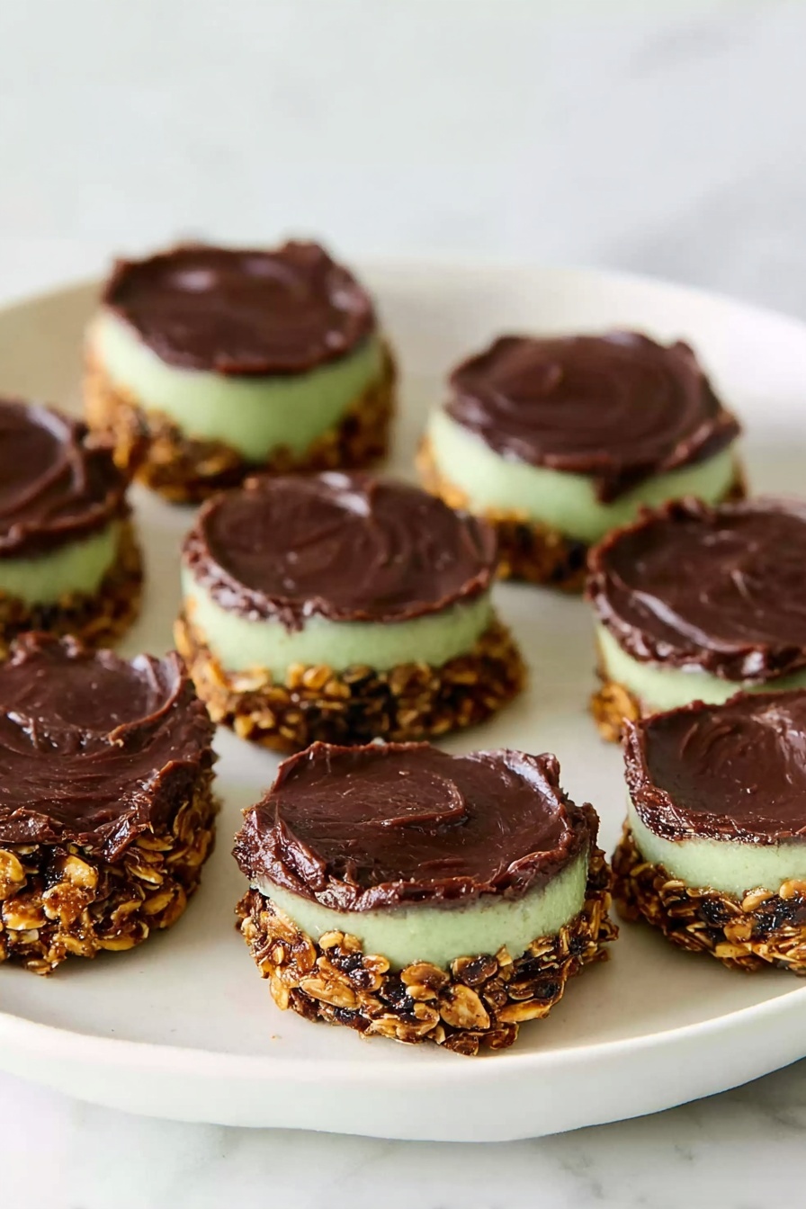Mint Chocolate No-Bake Cookies Recipe