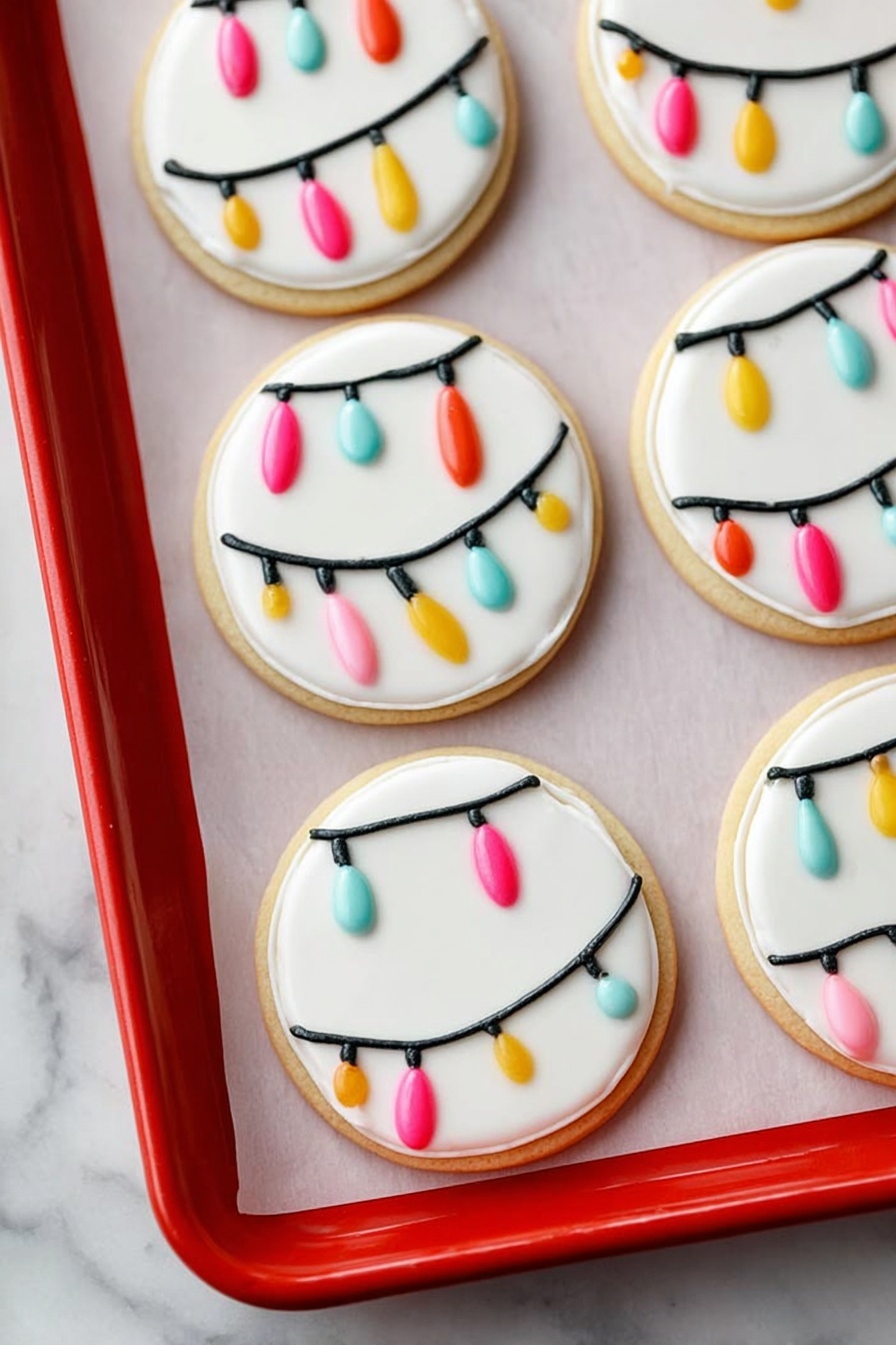 Christmas Lights Sugar Cookies Recipe