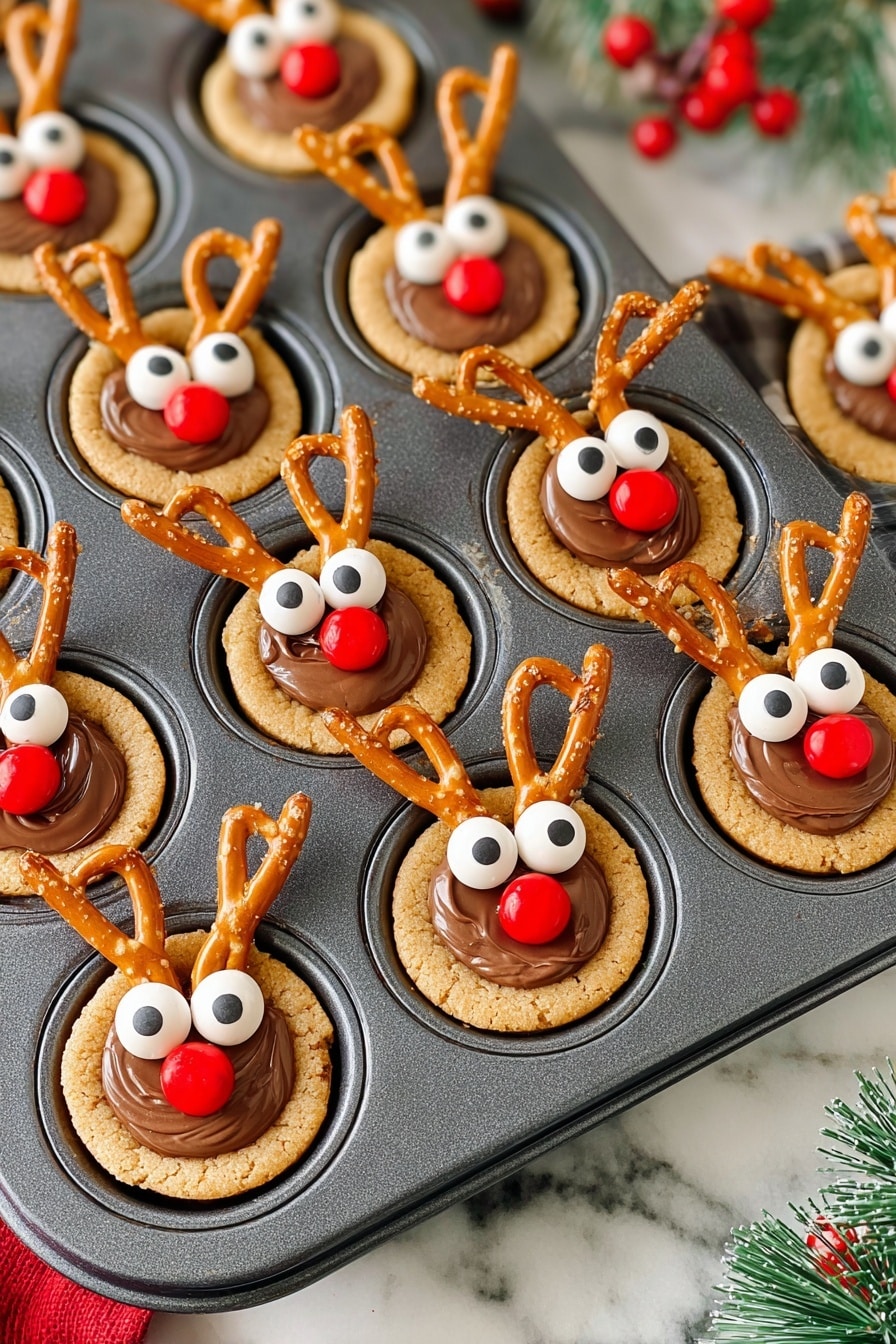 Peanut Butter Reindeer Cookies Recipe