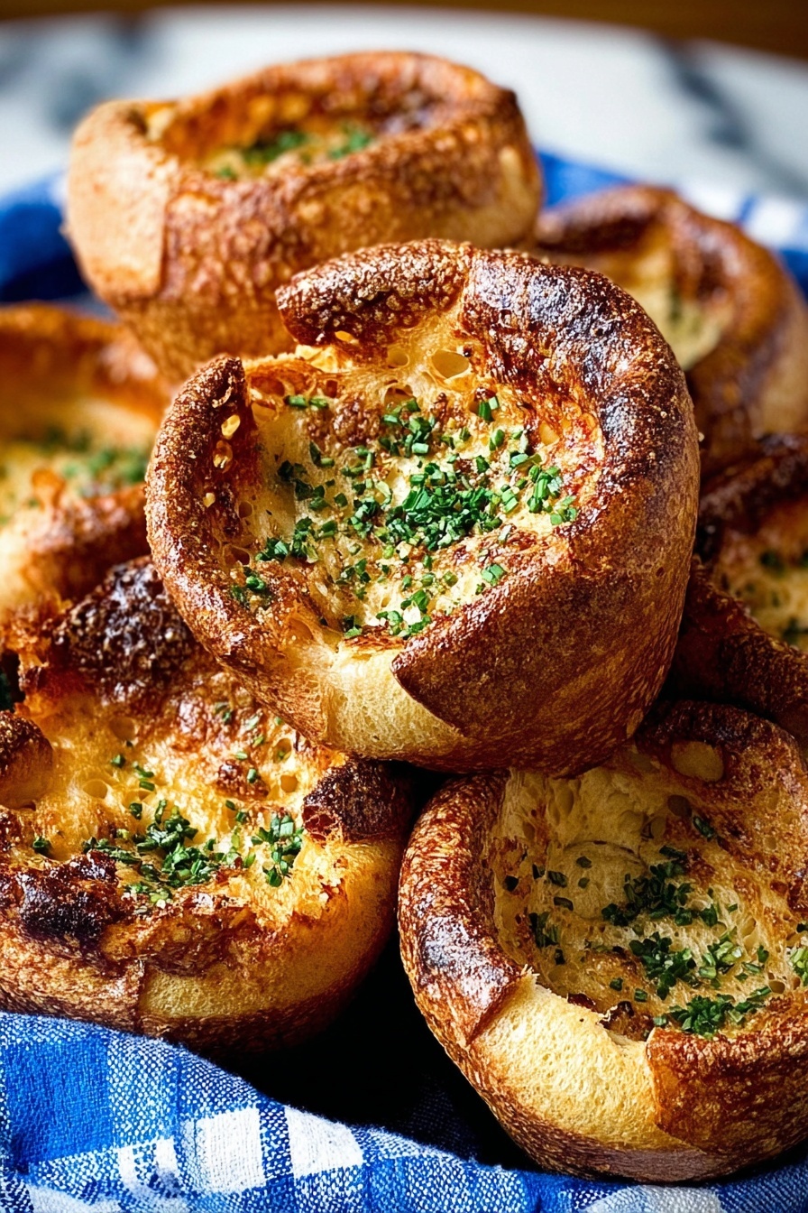 Pancetta Parmesan Black Pepper Popovers Recipe