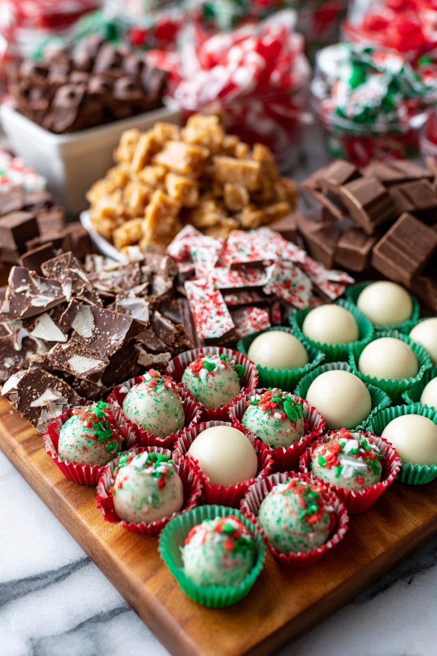 Christmas M&M's Chocolate Bark Recipe