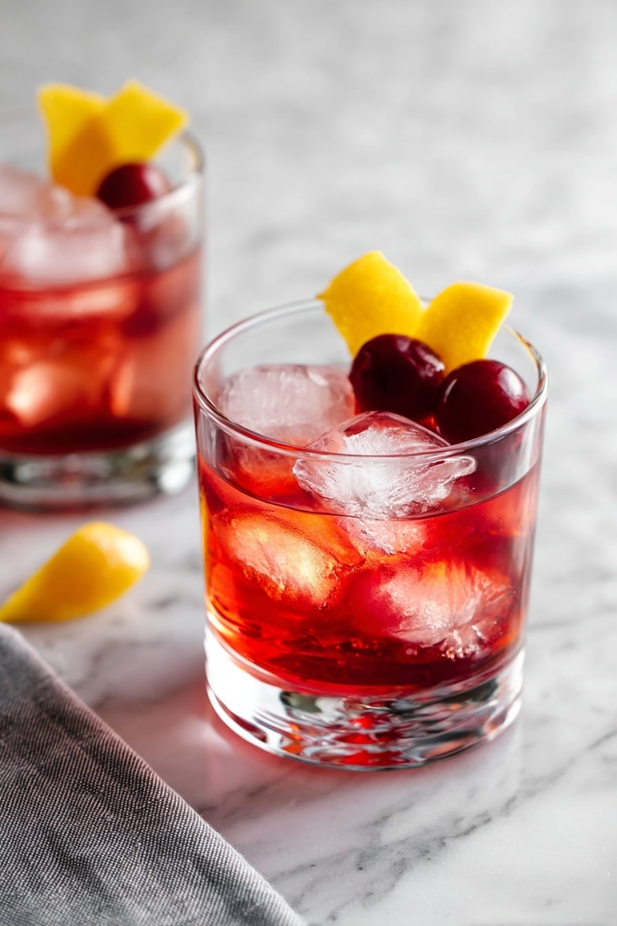 Holiday Rum Negroni with Sparkling Wine Recipe