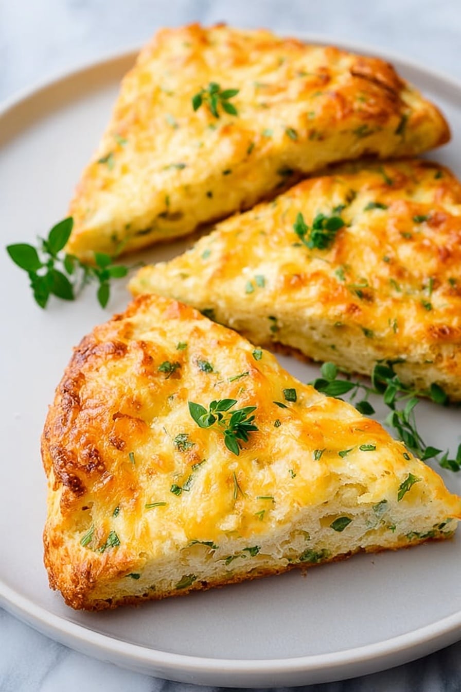 Cheese and Egg Breakfast Toasts Recipe