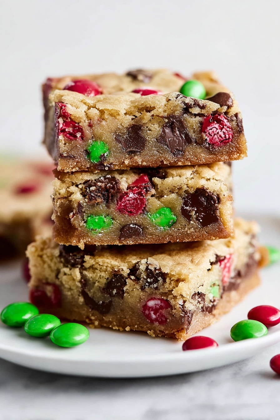 M&M Cookie Bars Recipe