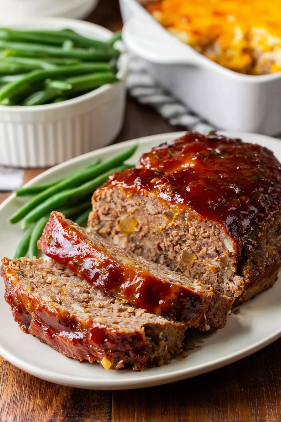 Classic Meatloaf Recipe with BBQ Sauce Recipe