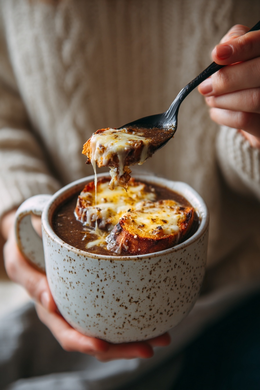 Homemade French Onion Soup Recipe 8 Homemade French Onion Soup Recipe - Serving