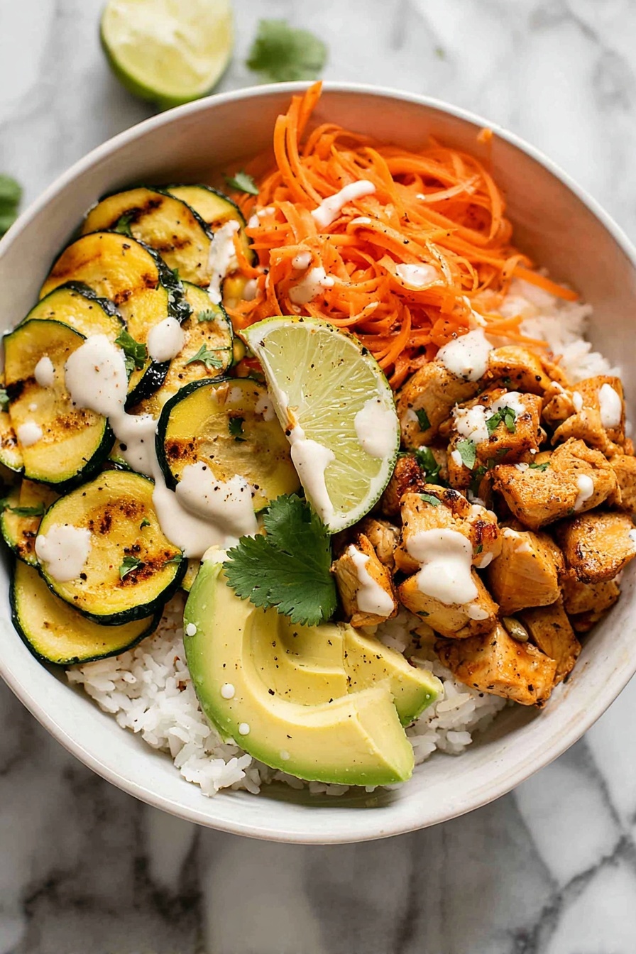 Hot Honey Chicken Bowl Recipe