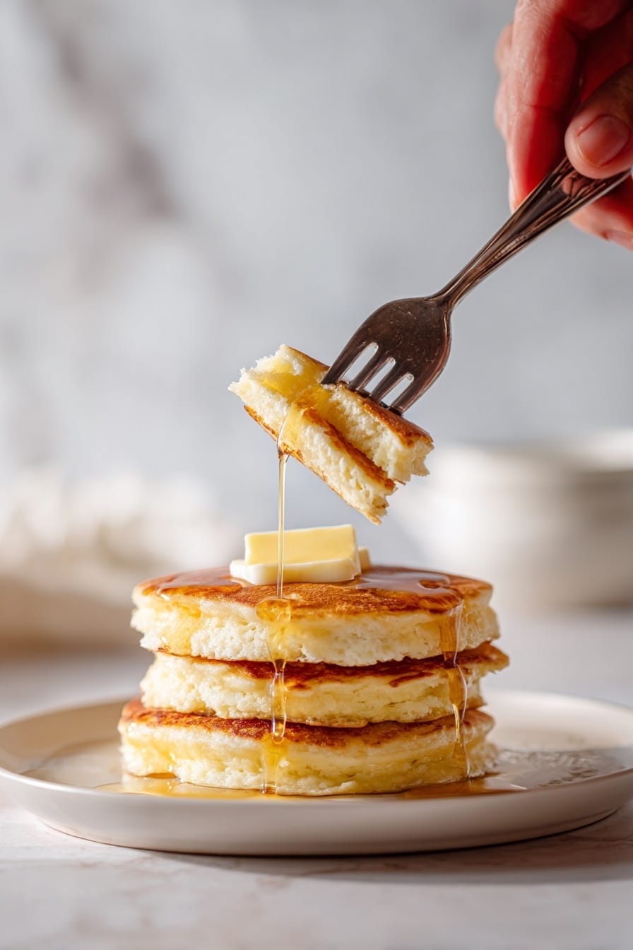 Oatmeal Pancakes with Buttermilk Recipe 8 Oatmeal Pancakes with Buttermilk Recipe - Serving