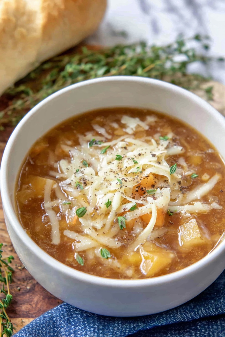 French Onion Noodle Soup Recipe