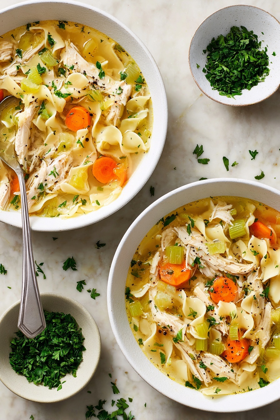 Slow Cooker Chicken Noodle Soup Recipe