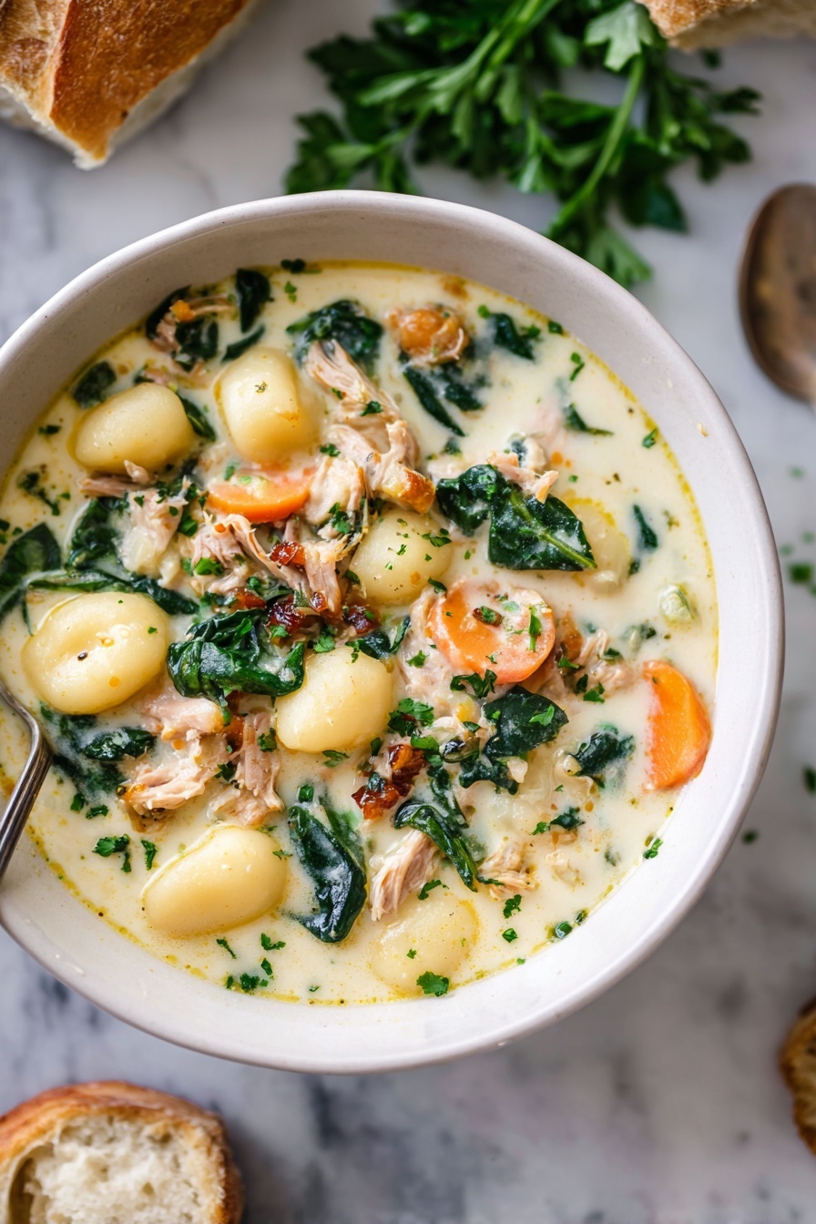 Slow Cooker Chicken Gnocchi Soup Recipe 8 Slow Cooker Chicken Gnocchi Soup Recipe - Serving