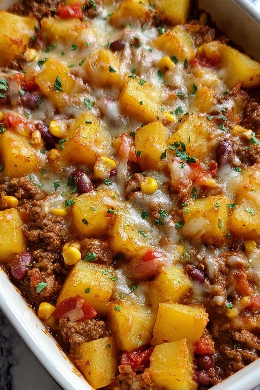 Slow Cooker Cowboy Casserole Recipe