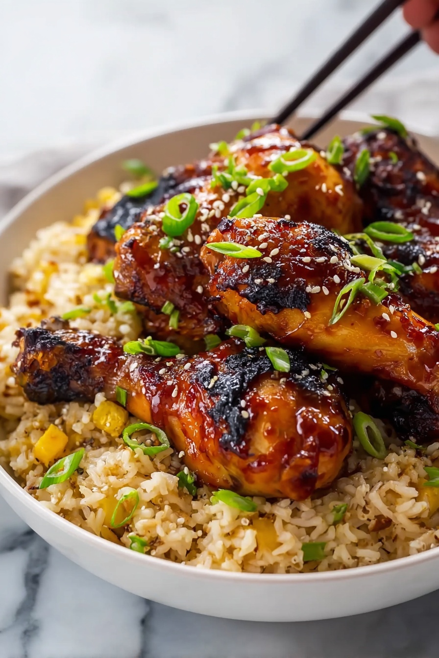 Honey Soy Baked Chicken Drumsticks Recipe