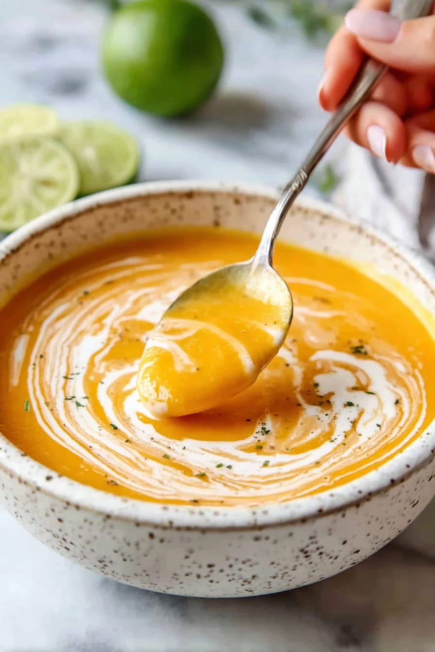Creamy Thai Red Curry Lentil Soup Recipe