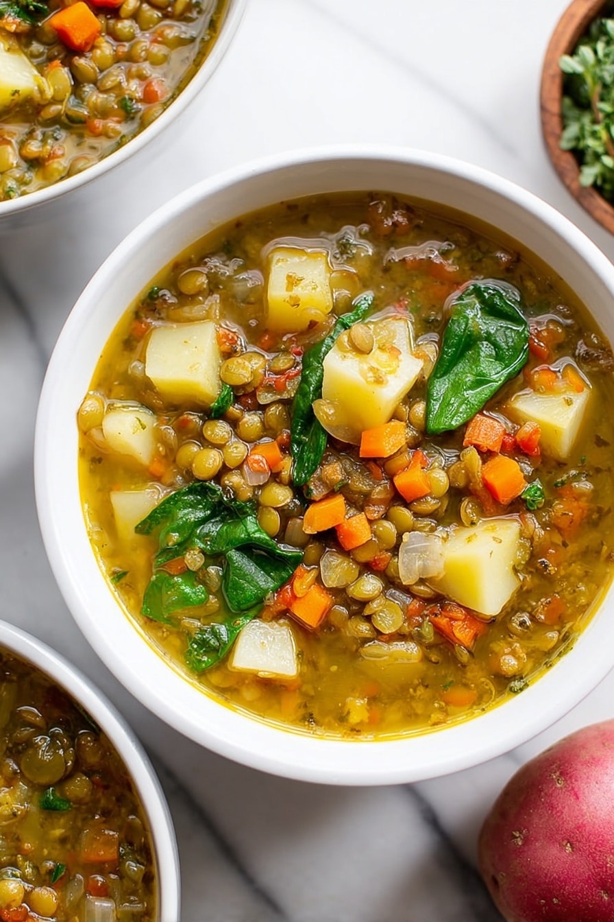 Healthy Mediterranean Lentil Soup Recipe