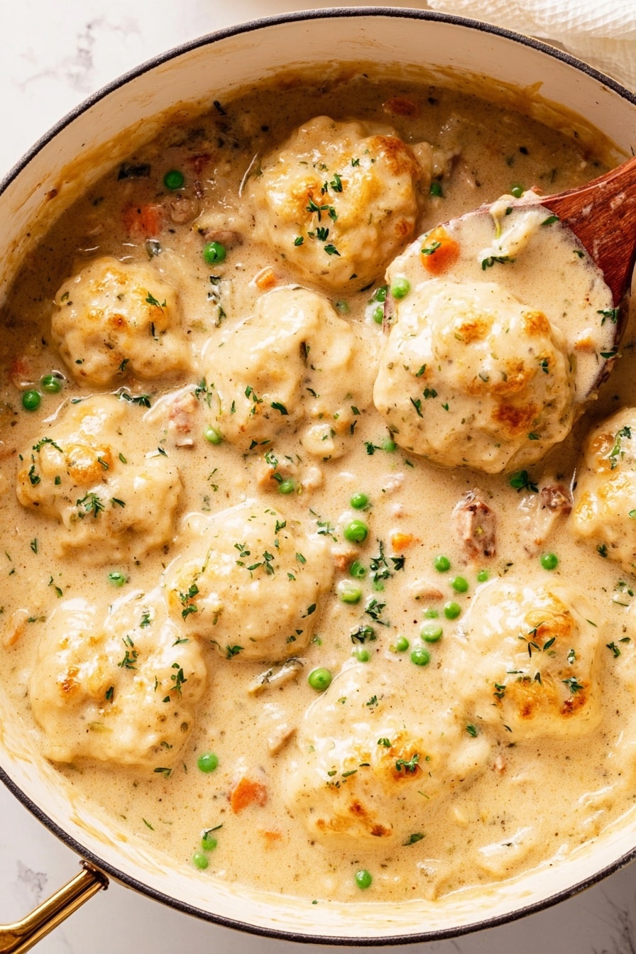 Creamy Chicken Dumpling Soup Recipe
