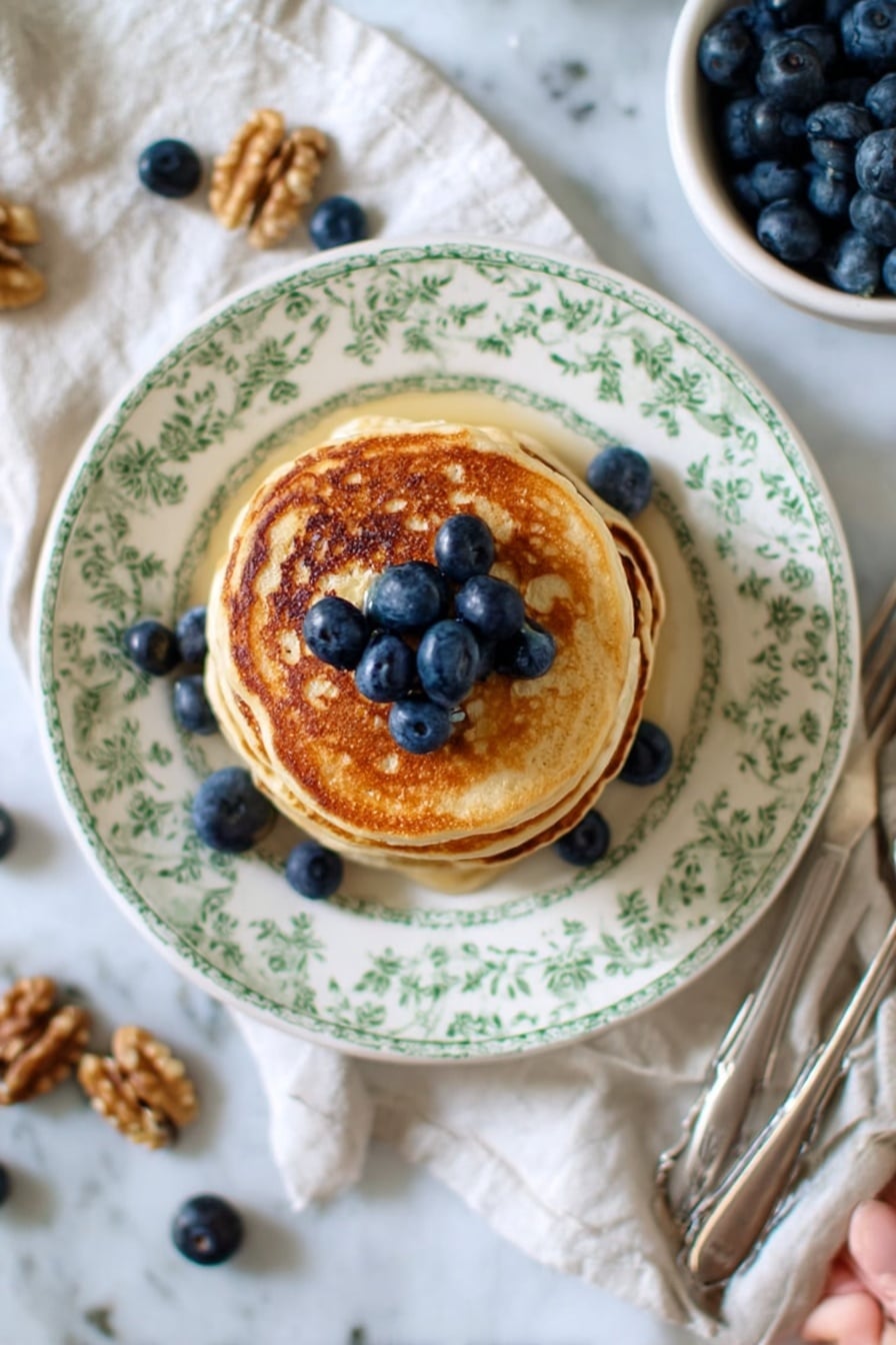 Fluffy Greek Yogurt Pancakes Recipe
