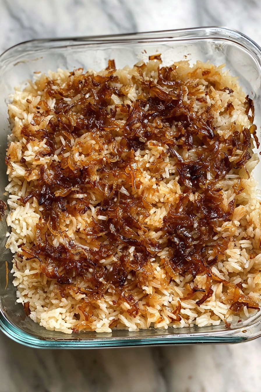 French Onion Rice Bake Recipe