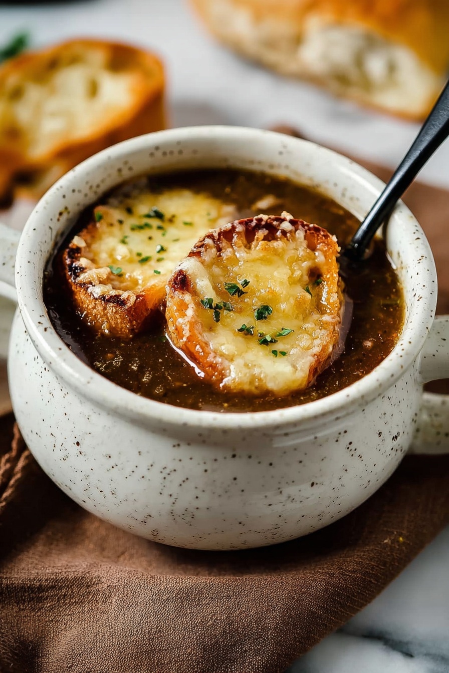 Homemade French Onion Soup Recipe