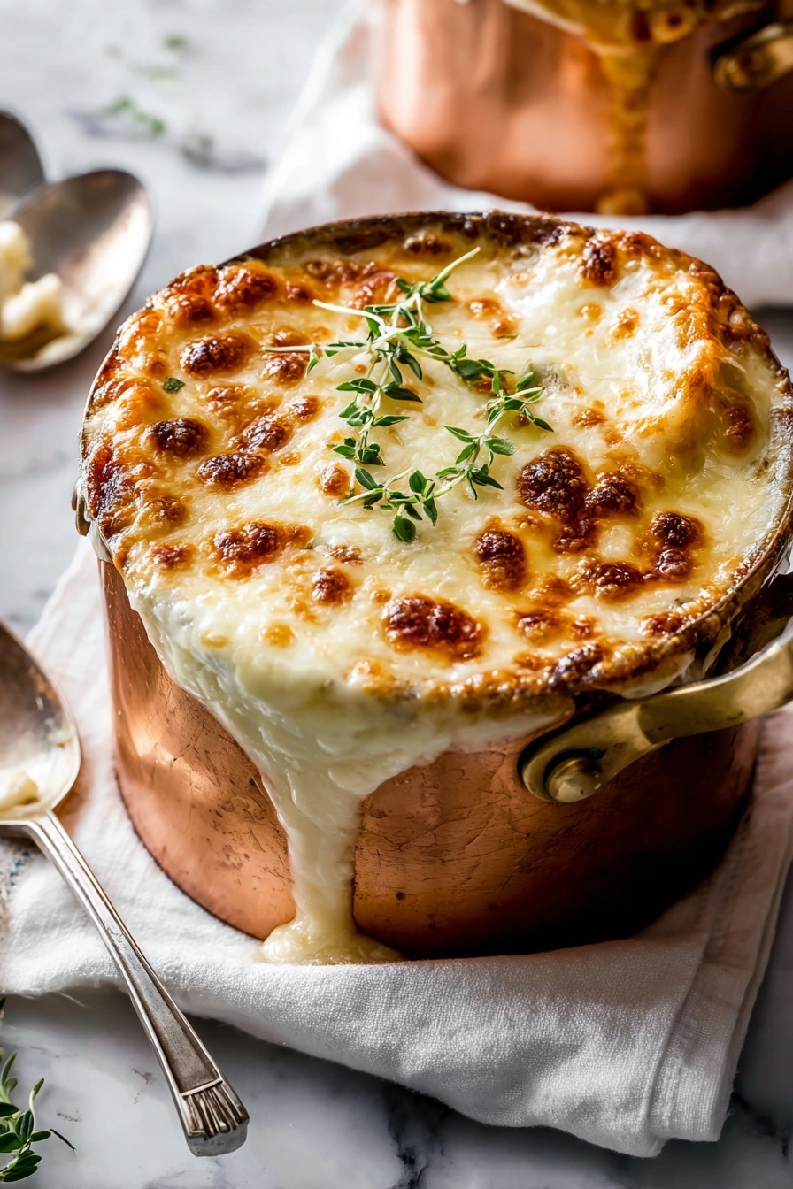 Easy French Onion Soup with Cheese Recipe