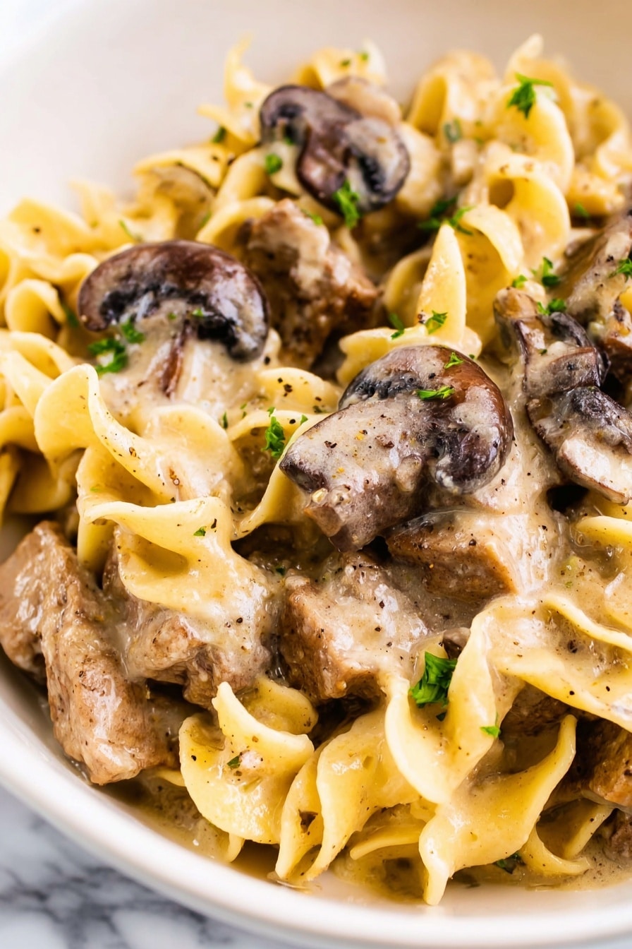 Easy Beef Stroganoff Recipe