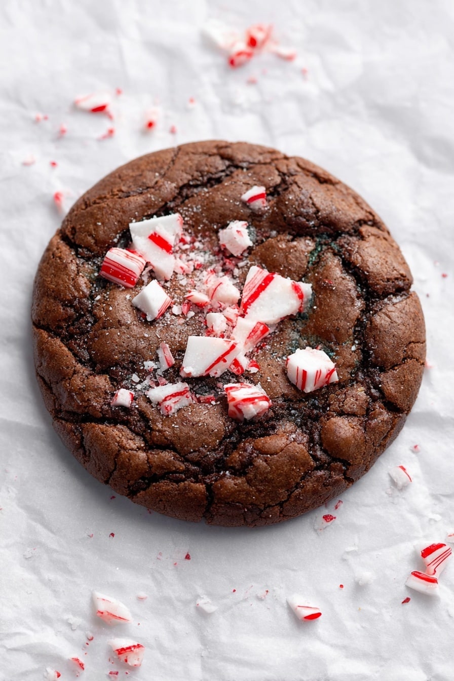 Hot Chocolate Brownie Crinkle Cookies Recipe