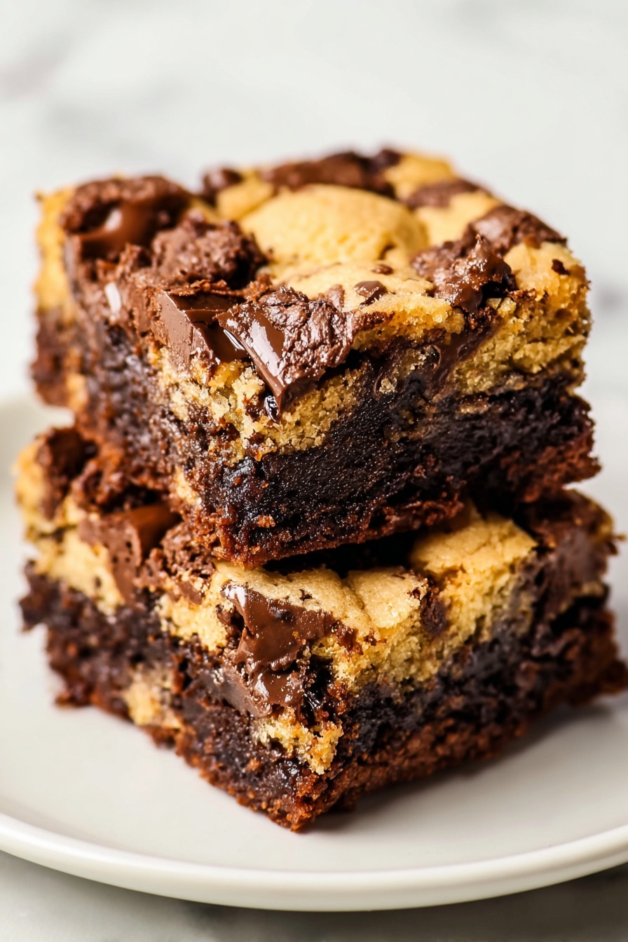 Chocolate Chip Cookie Brownie Bars Recipe