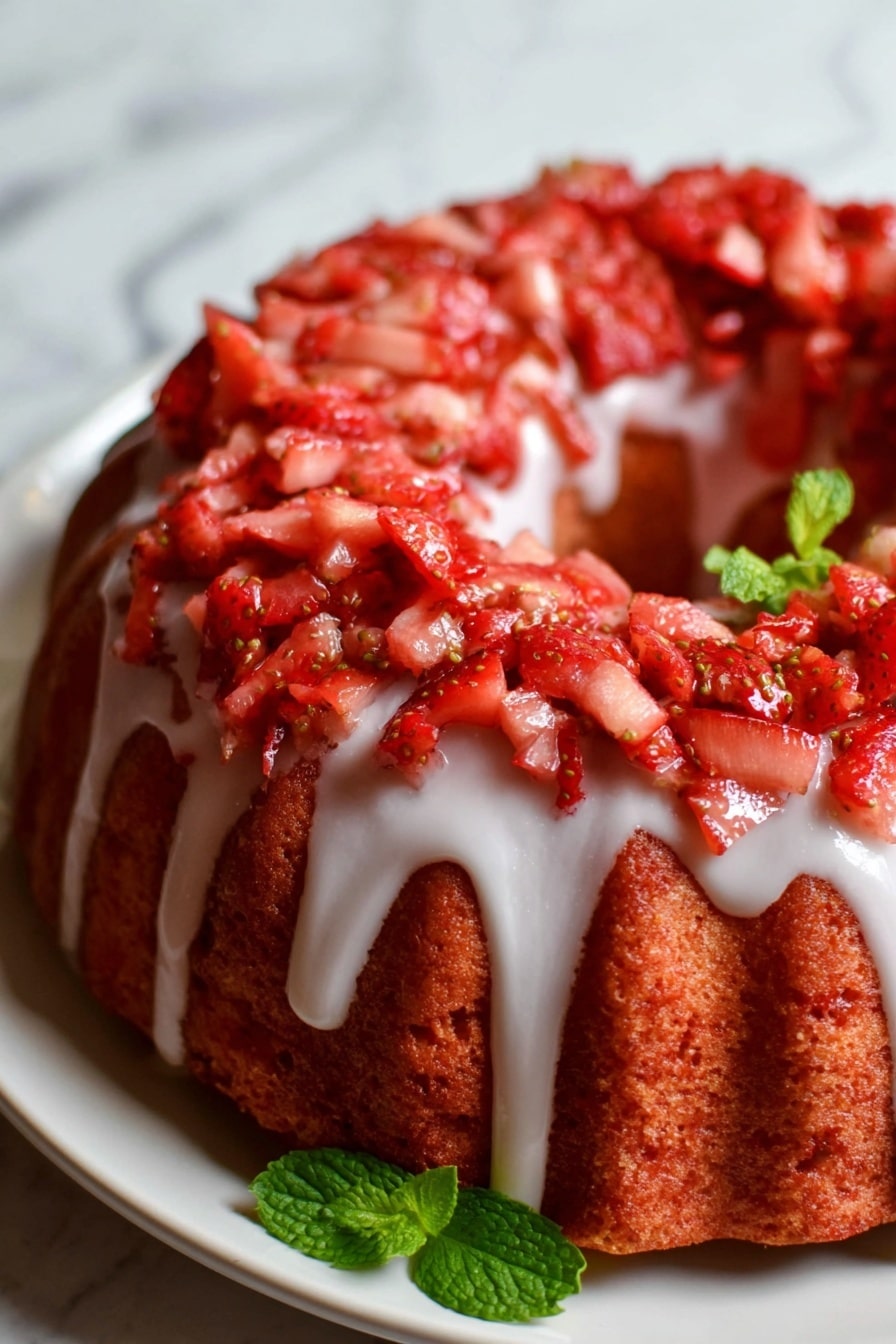 Strawberry Pound Cake Recipe