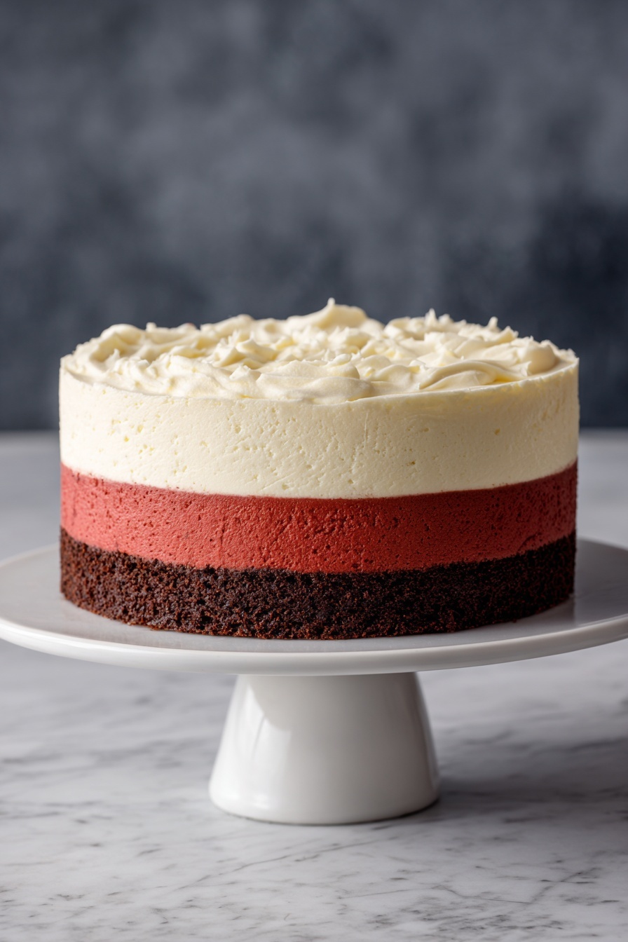 No-Bake Red Velvet Cheesecake Recipe