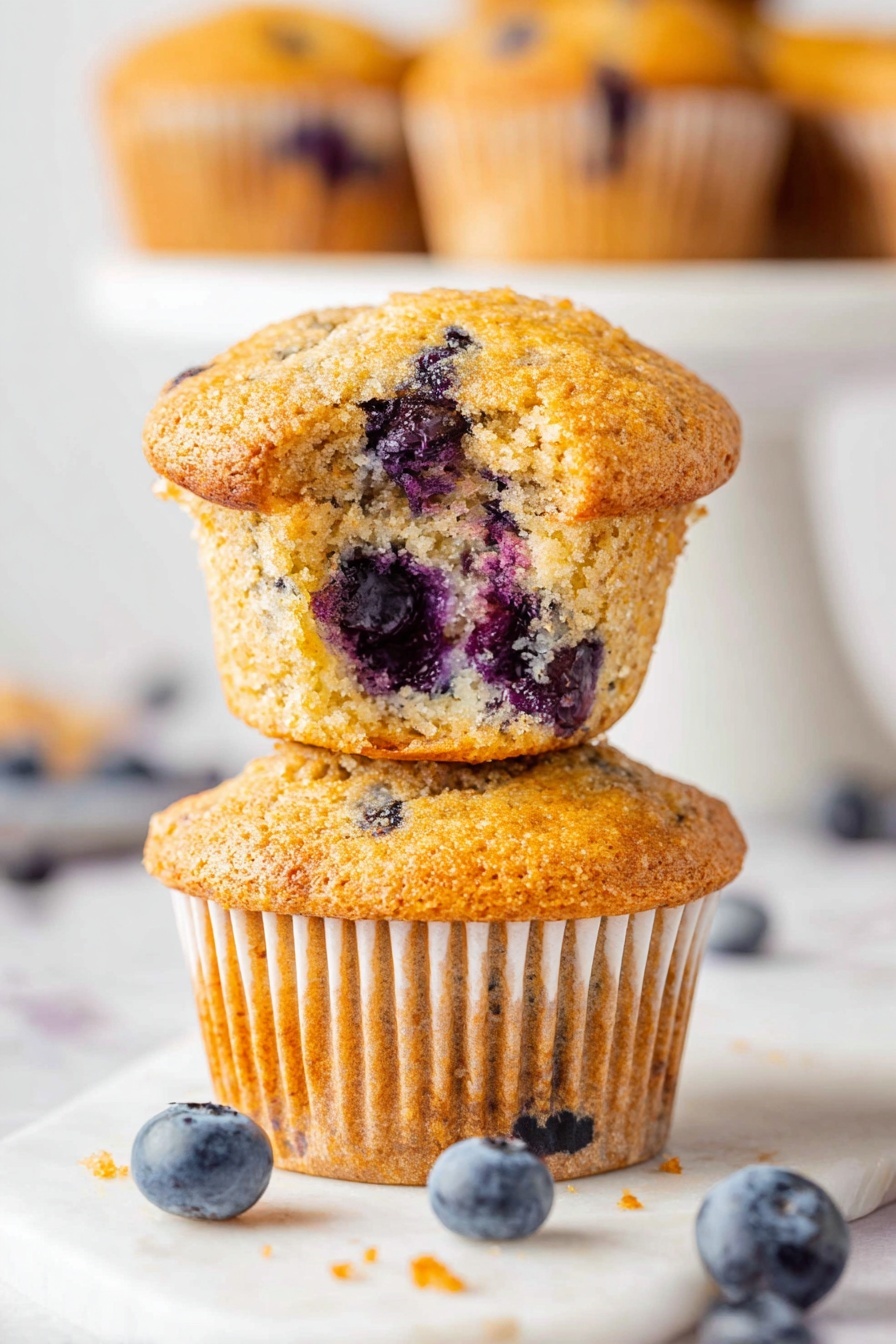 Blueberry Cottage Cheese Muffins Recipe