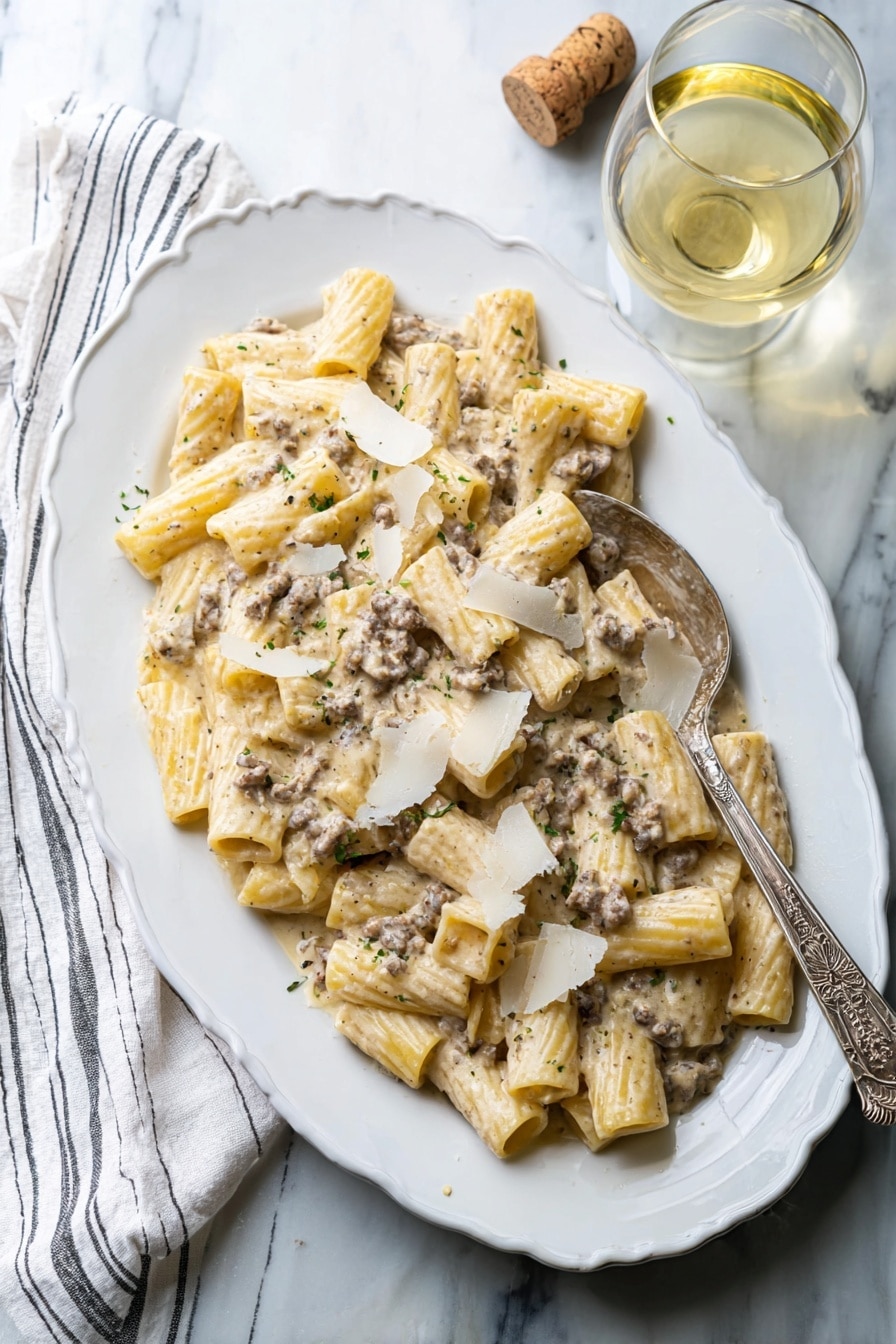 Creamy Beef Pasta Recipe