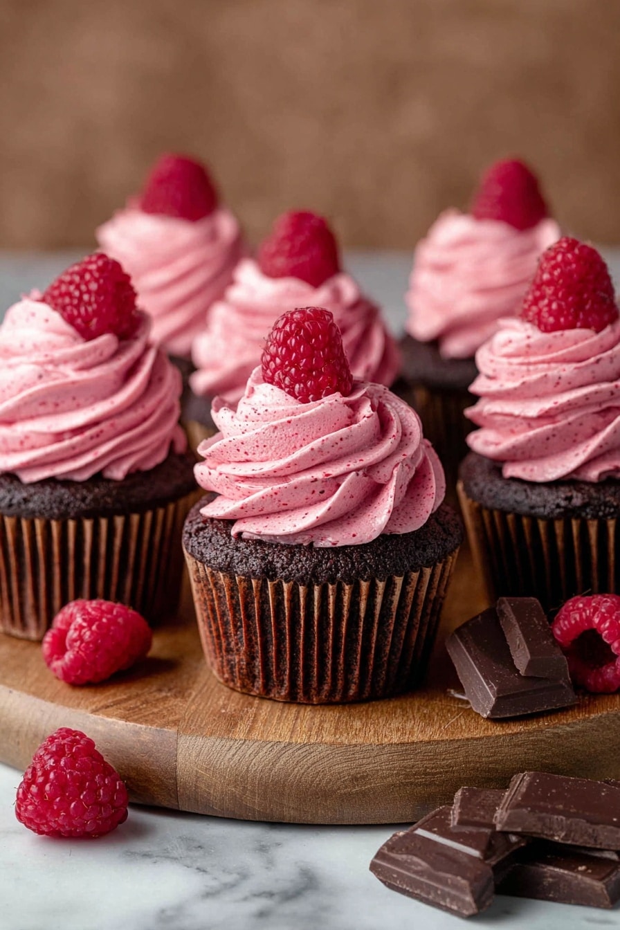 Chocolate Raspberry Cupcakes Recipe