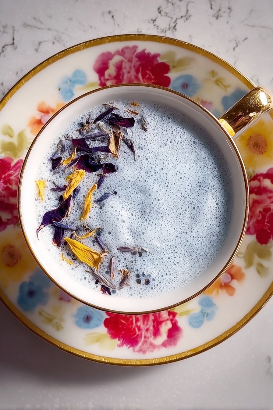 Blue Butterfly Pea Latte Recipe