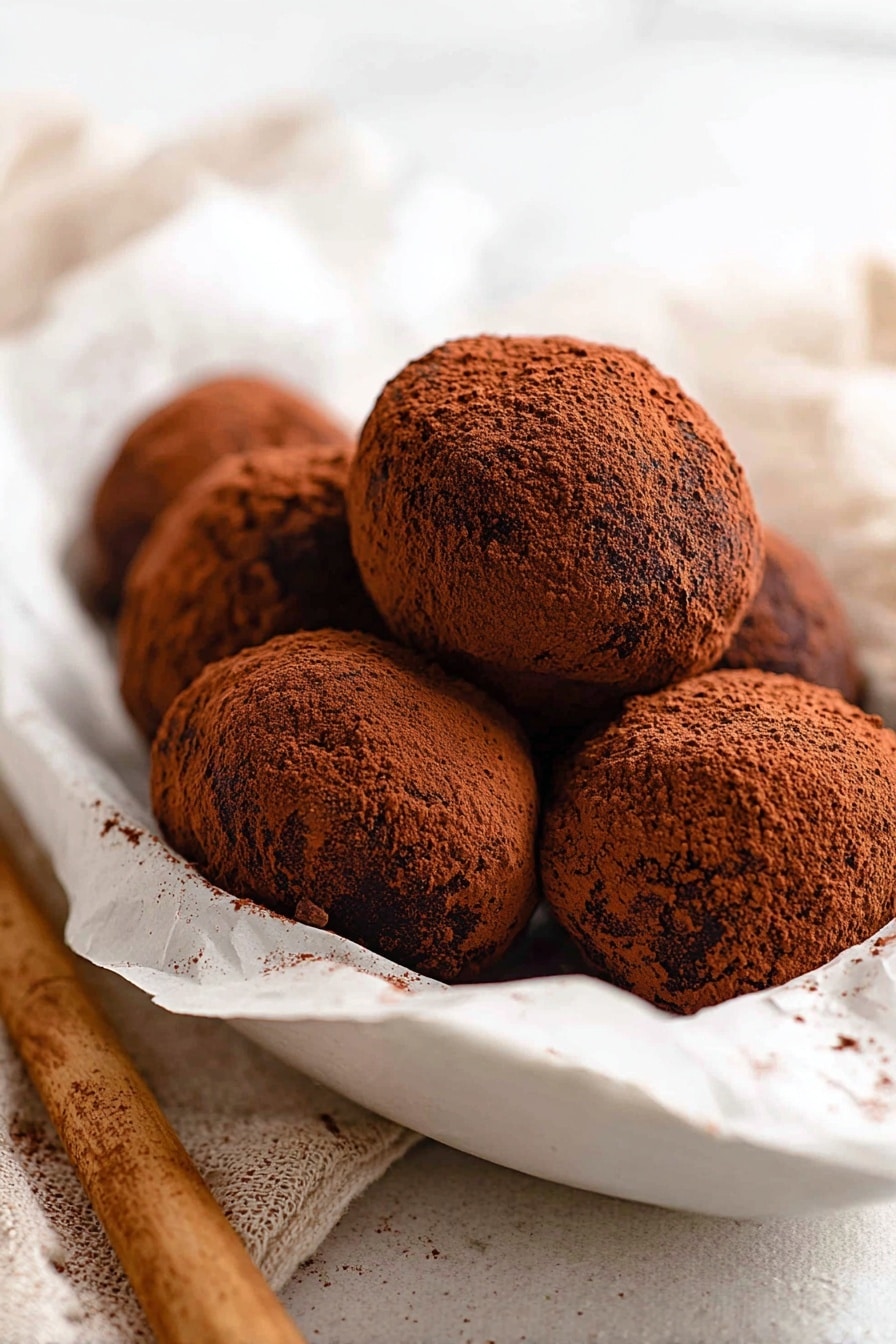 Chocolate Mochi with Ganache Recipe