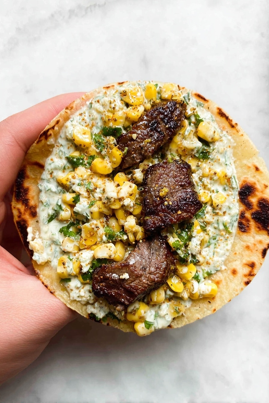 Street Corn Smash Burgers Tacos Recipe