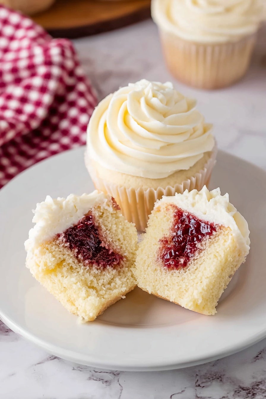 Almond Raspberry Cupcake Delights Recipe