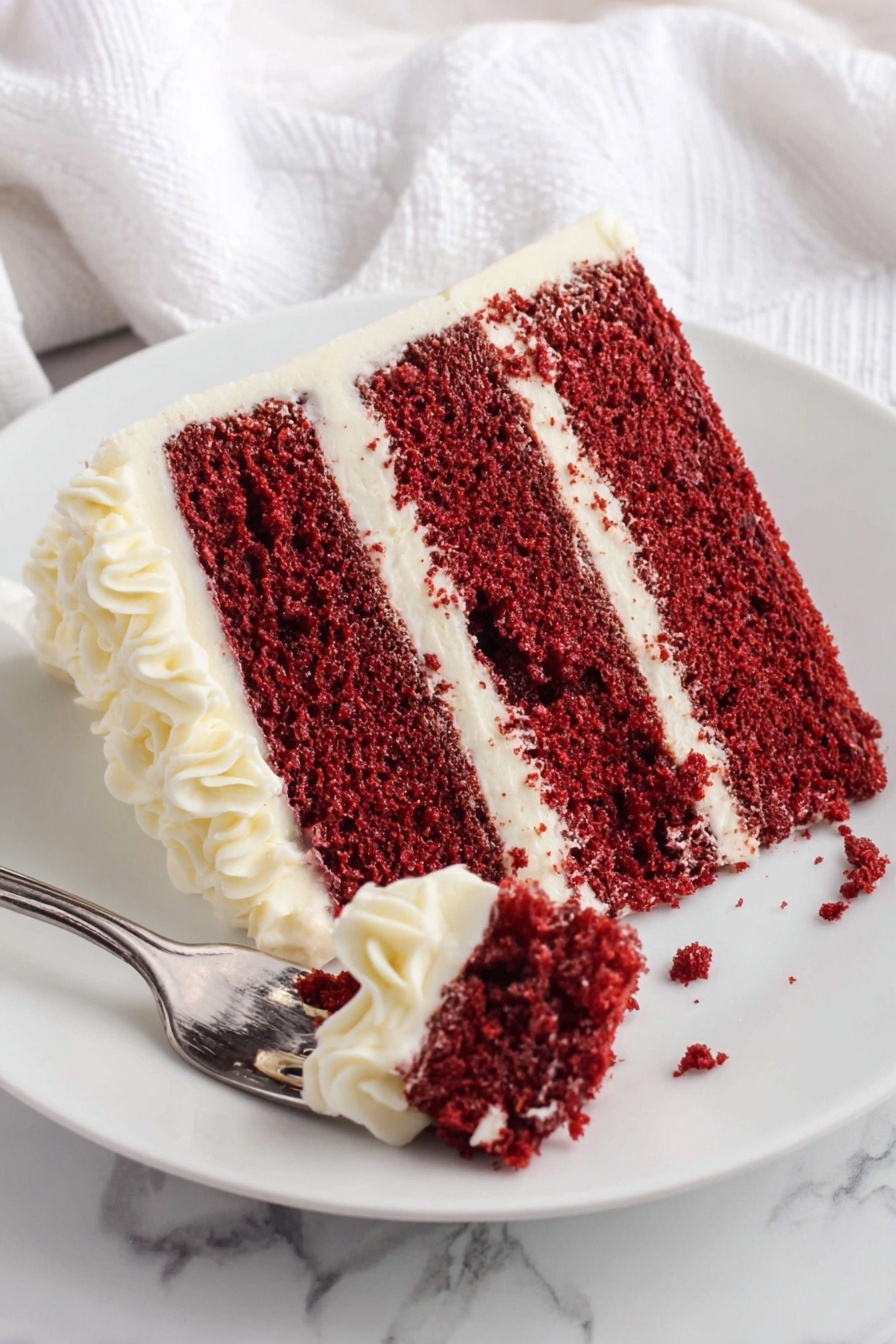 Red Velvet Cake with Cream Cheese Frosting Recipe